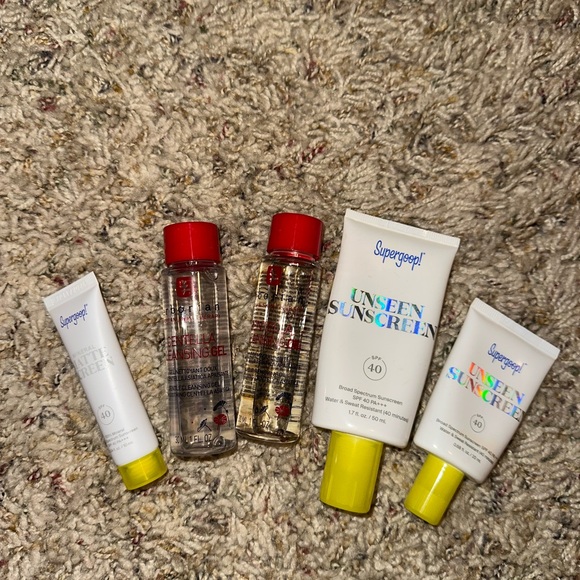 Bundle 5 piece supergoop sunscreen and other skincare 🌞 - Picture 2 of 3